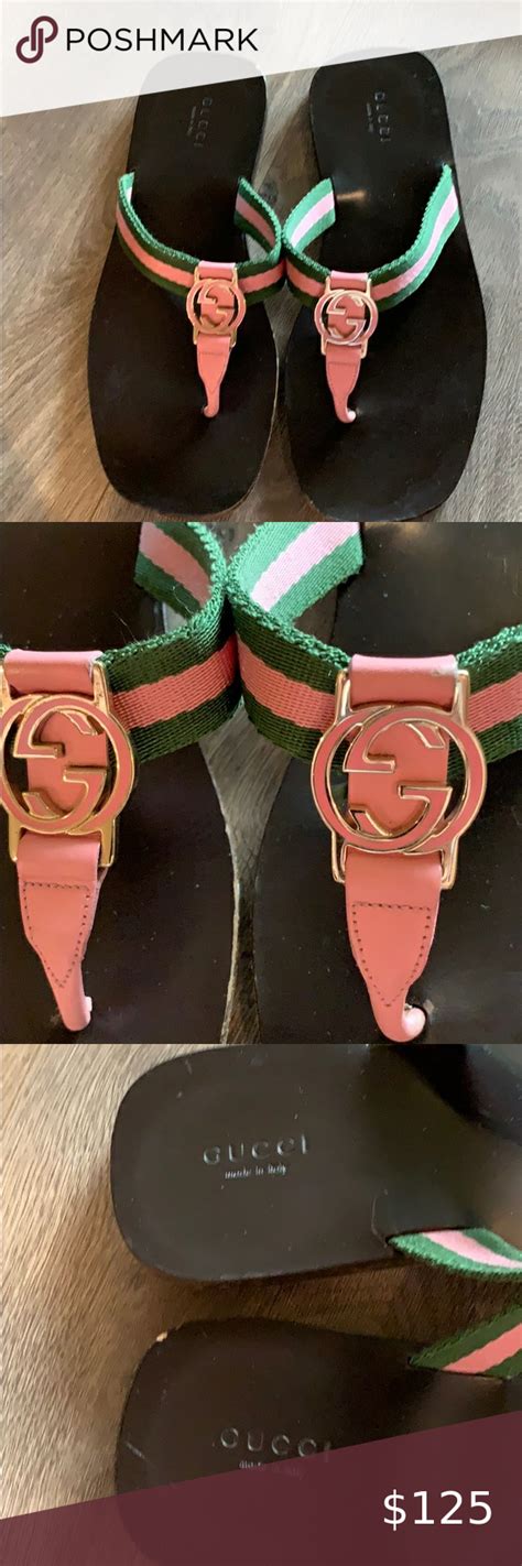 gucci flipflops size 7|Gucci Flip Flops clearance.